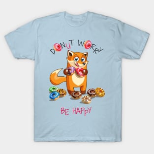 Fox donut worry T-Shirt